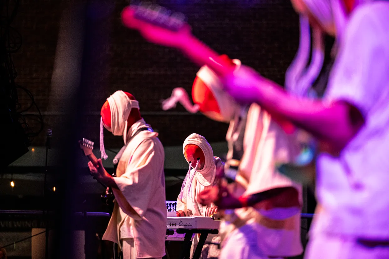 Austin TV performing live at Post. Festival, Indianapolis in 2026 — concert photography by James Anthony Brooks