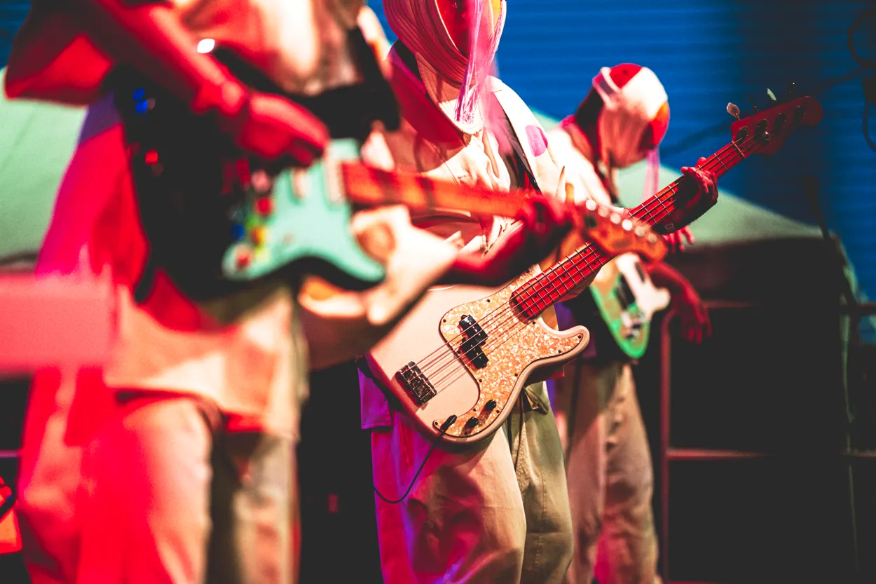Austin TV performing live at Post. Festival, Indianapolis in 2026 — concert photography by James Anthony Brooks