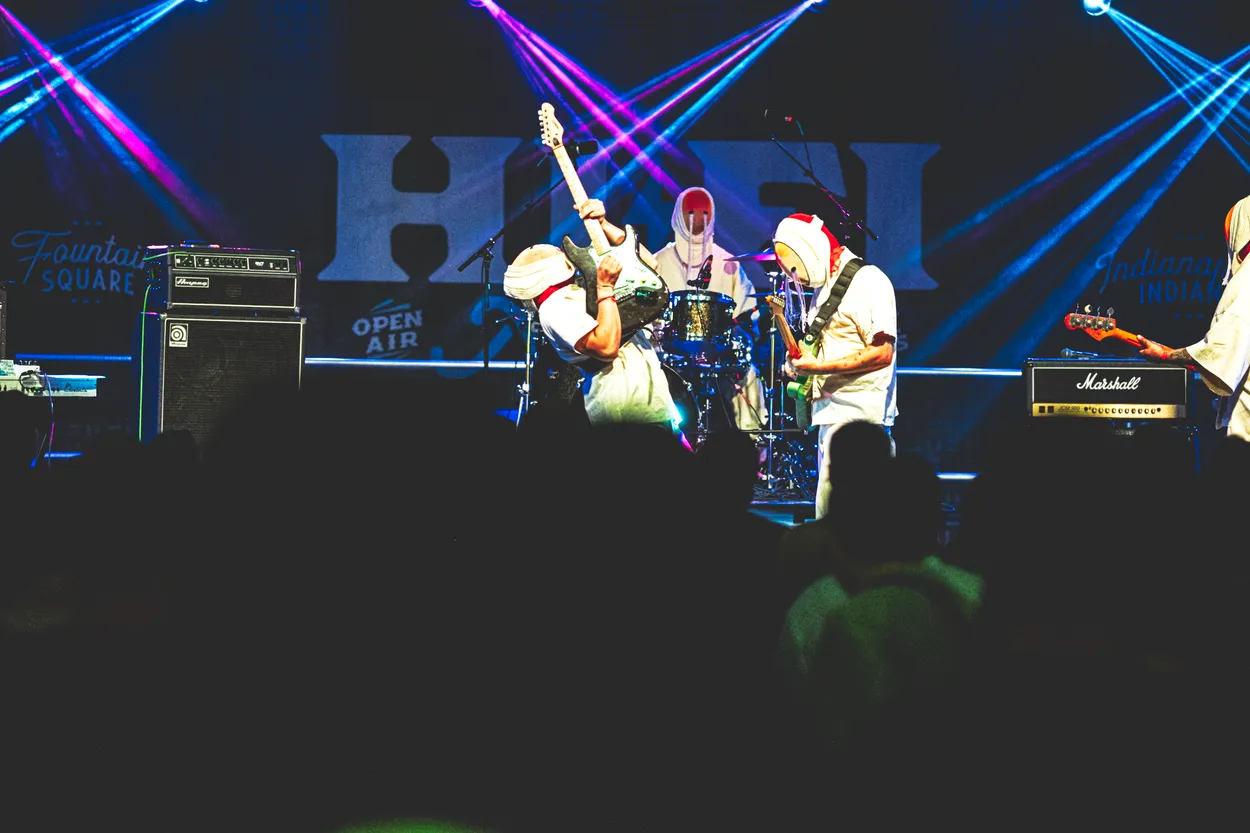 Austin TV performing live at Post. Festival, Indianapolis in 2026 — concert photography by James Anthony Brooks