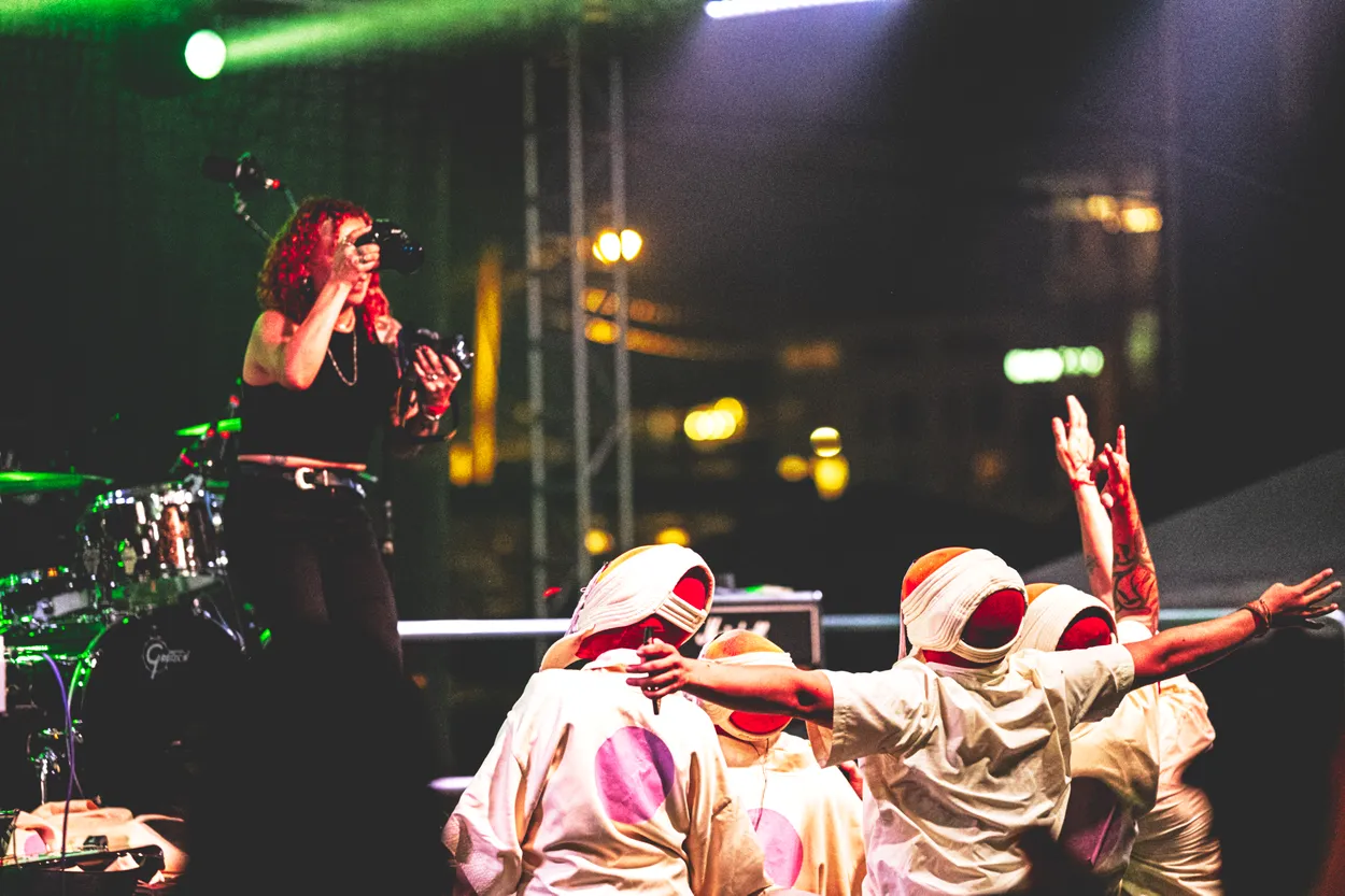 Austin TV performing live at Post. Festival, Indianapolis in 2026 — concert photography by James Anthony Brooks