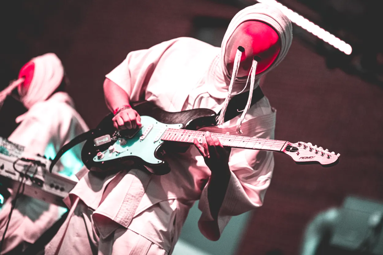 Austin TV performing live at Post. Festival, Indianapolis in 2026 — concert photography by James Anthony Brooks