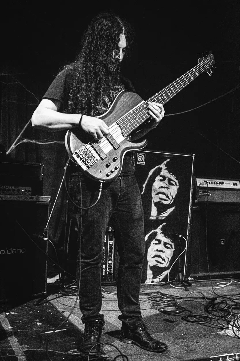 Bell Witch performing live at Ace of Cups, Columbus in 2017 — concert photography by James Anthony Brooks