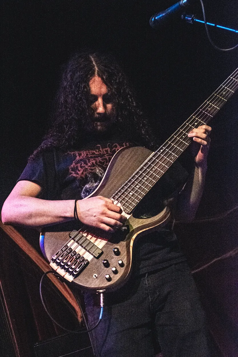Bell Witch performing live at Ace of Cups, Columbus in 2017 — concert photography by James Anthony Brooks