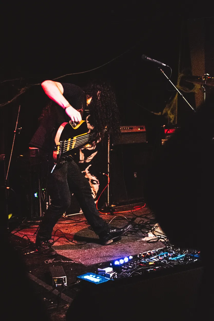 Bell Witch performing live at Ace of Cups, Columbus in 2017 — concert photography by James Anthony Brooks