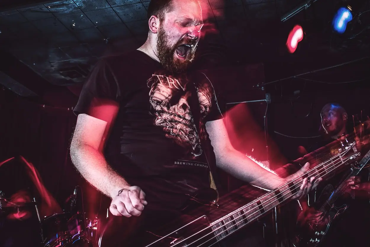 Bongripper performing live at Ace of Cups, Columbus in 2018 — concert photography by James Anthony Brooks