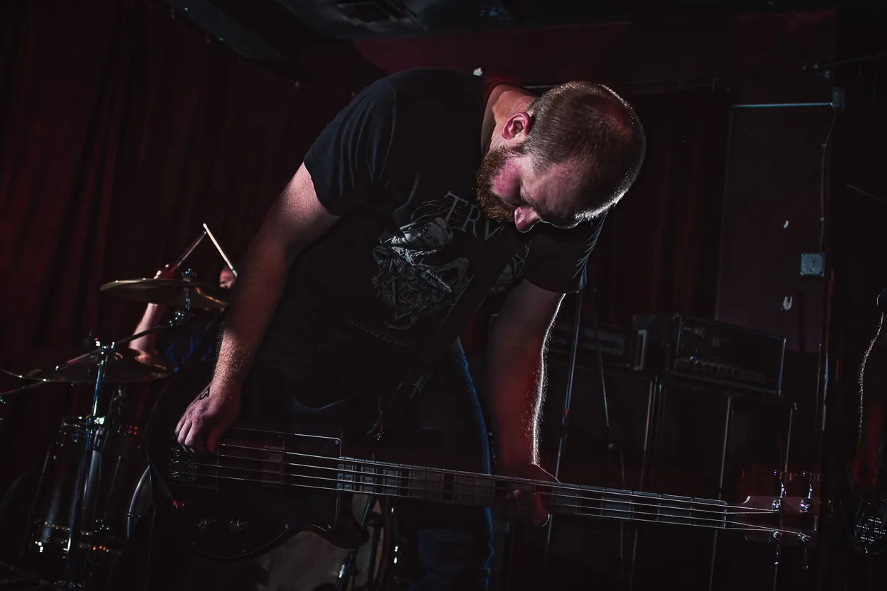 Bongripper performing live at Ace of Cups, Columbus in 2018 — concert photography by James Anthony Brooks