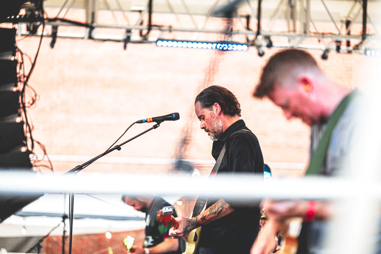 Caspian performing live at Post. Festival, Indianapolis in 2026 — concert photography by James Anthony Brooks