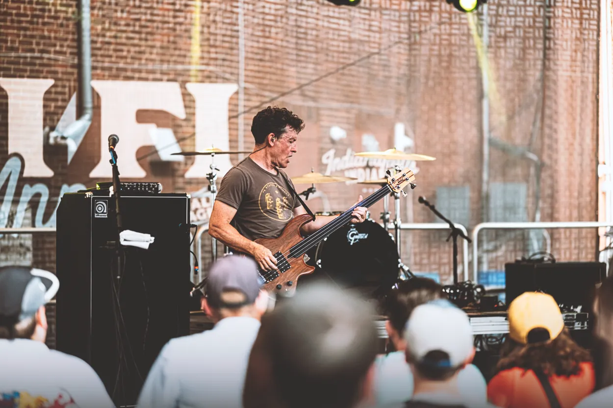 El Ten Eleven performing live at Post. Festival, Indianapolis in 2026 — concert photography by James Anthony Brooks