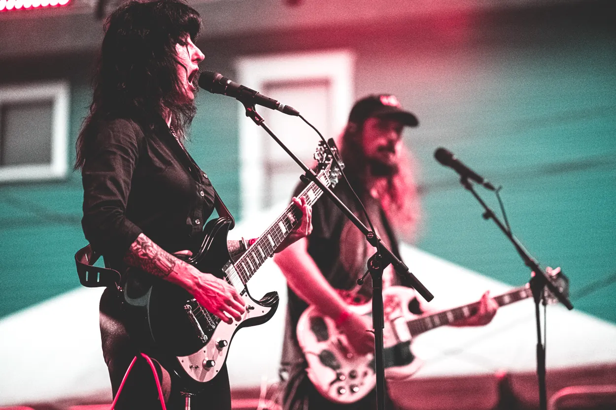 Kylesa performing live at Post. Festival, Indianapolis in 2026 — concert photography by James Anthony Brooks