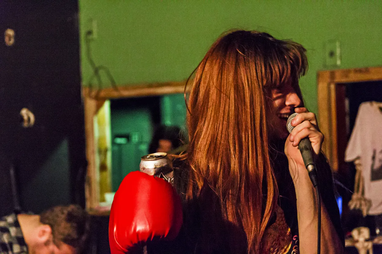 Nuclear Moms performing live at Cafe Bourbon Street, Columbus in 2016 — concert photography by James Anthony Brooks