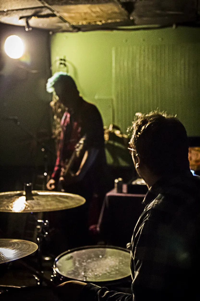 Nuclear Moms performing live at Cafe Bourbon Street, Columbus in 2016 — concert photography by James Anthony Brooks