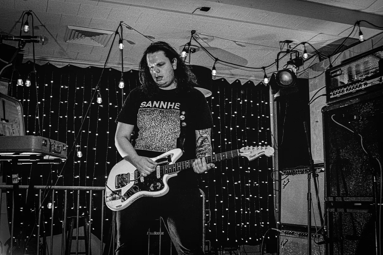 Planning for Burial performing live at Big Room Bar, Columbus in 2018 — concert photography by James Anthony Brooks