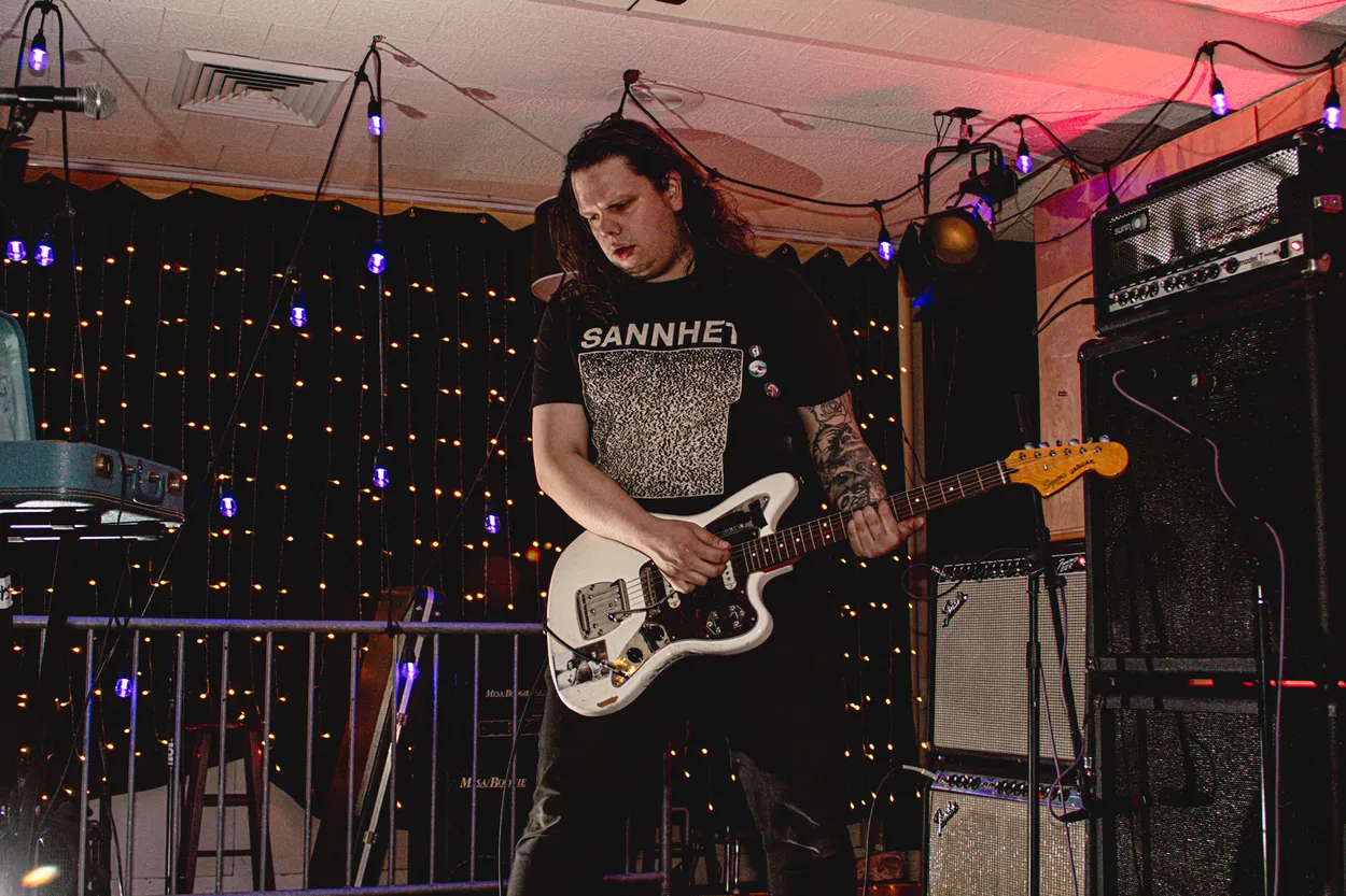 Planning for Burial performing live at Big Room Bar, Columbus in 2018 — concert photography by James Anthony Brooks