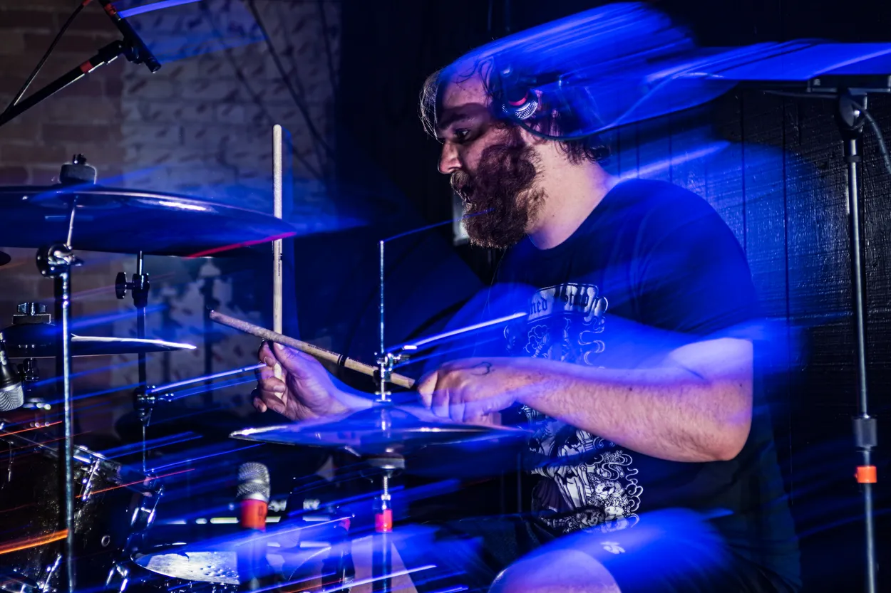 Reflex Machine performing live at Howard's Club H, Bowling Green in 2018 — concert photography by James Anthony Brooks