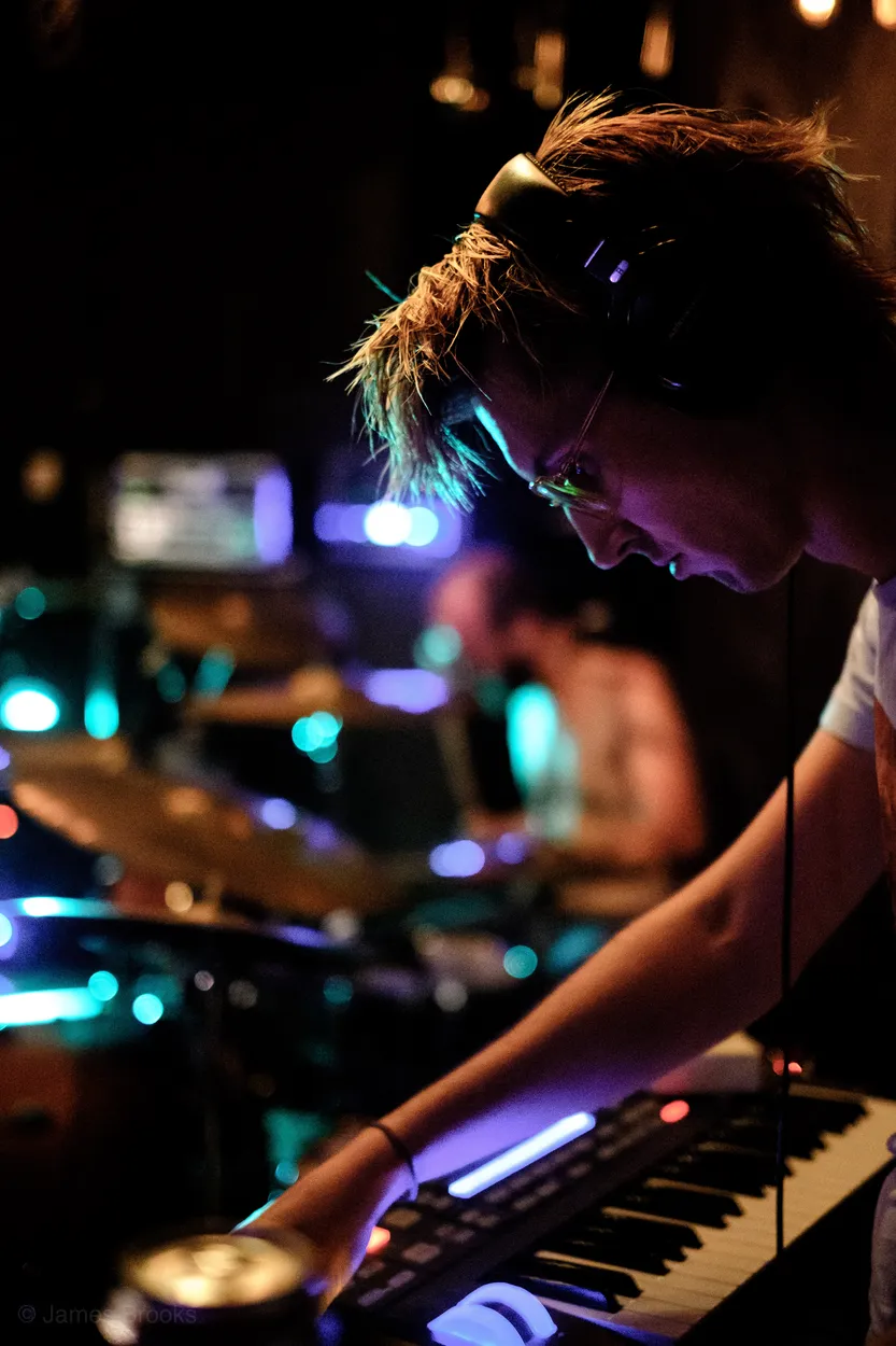 Reflex Machine performing live at Spacebar, Columbus in 2019 — concert photography by James Anthony Brooks