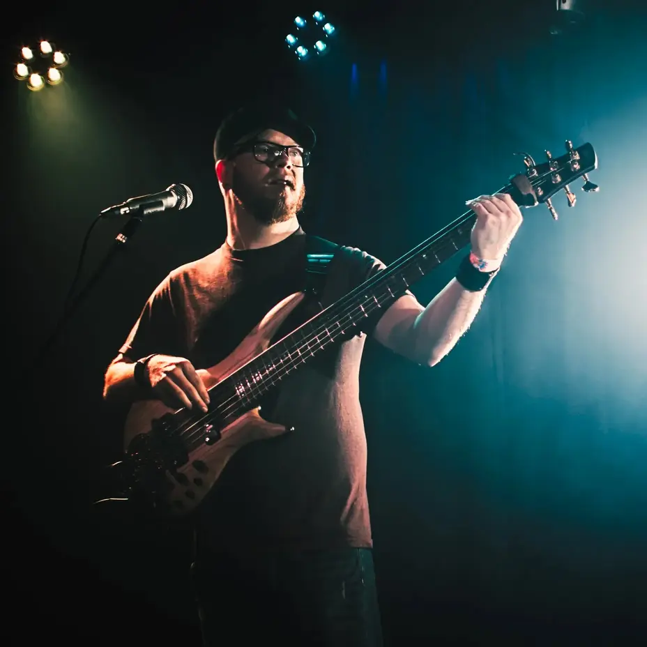 Something On The Side performing live at Woodlands Tavern, Columbus in 2018 — concert photography by James Anthony Brooks