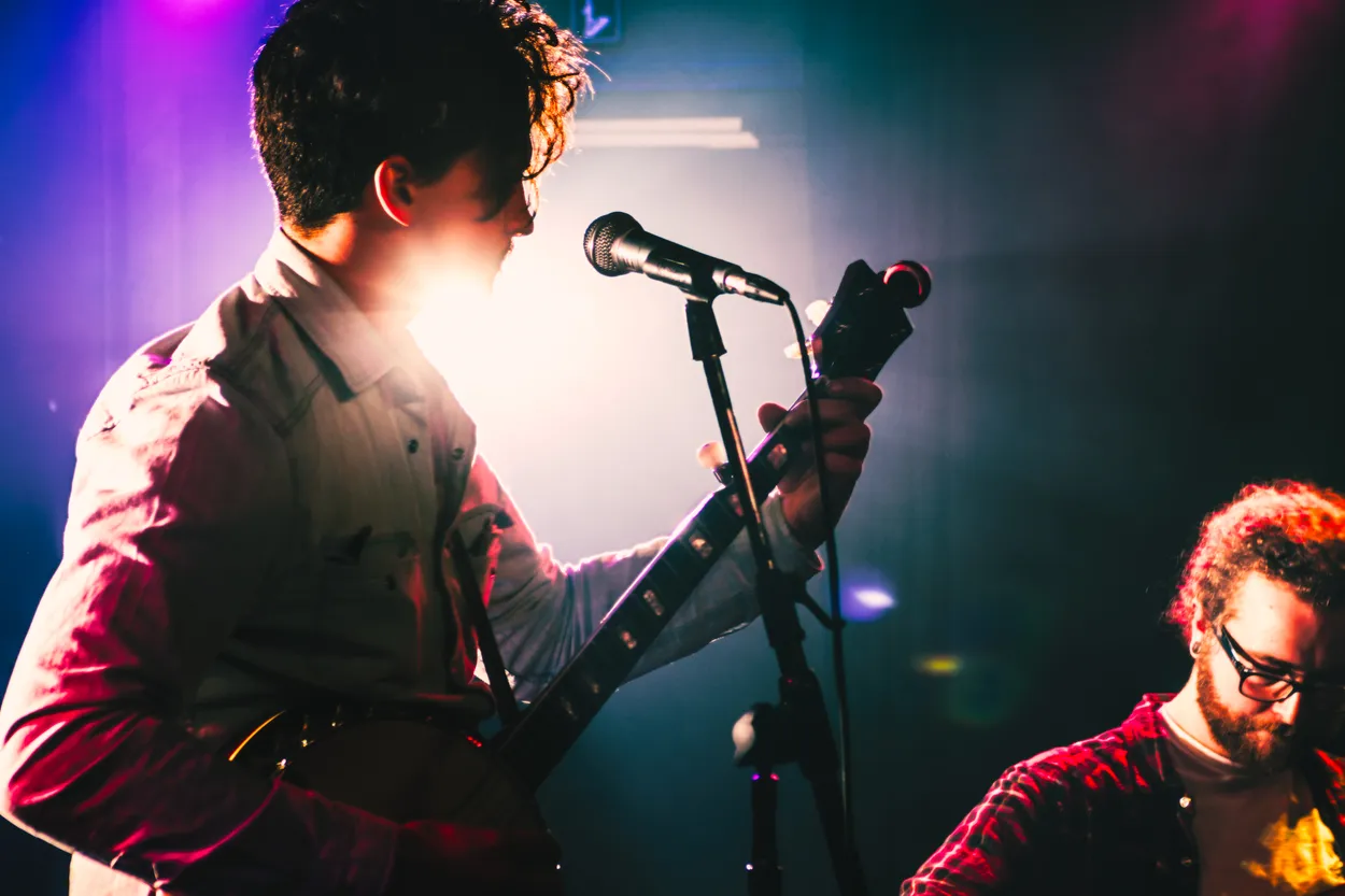 Something On The Side performing live at Woodlands Tavern, Columbus in 2018 — concert photography by James Anthony Brooks