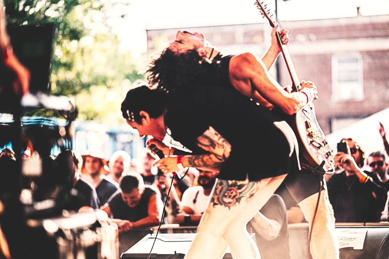 The Armed performing live at Post. Festival, Indianapolis in 2026 — concert photography by James Anthony Brooks