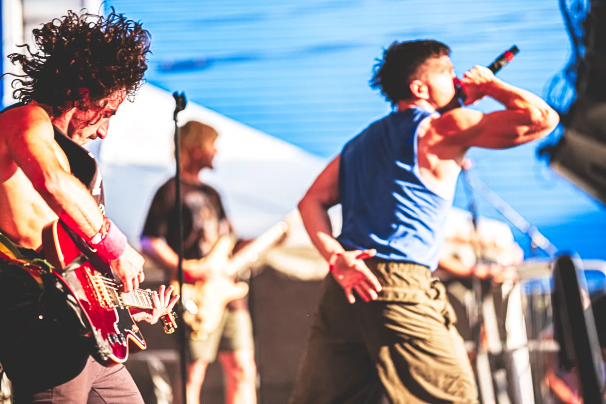 The Armed performing live at Post. Festival, Indianapolis in 2026 — concert photography by James Anthony Brooks