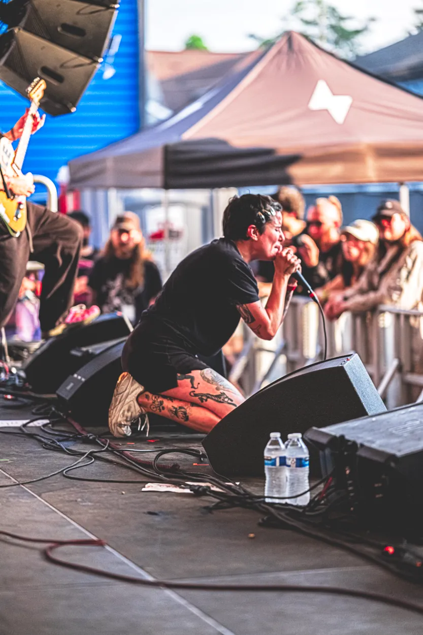 The Armed performing live at Post. Festival, Indianapolis in 2026 — concert photography by James Anthony Brooks