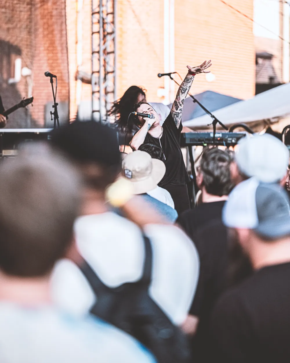 The Armed performing live at Post. Festival, Indianapolis in 2026 — concert photography by James Anthony Brooks