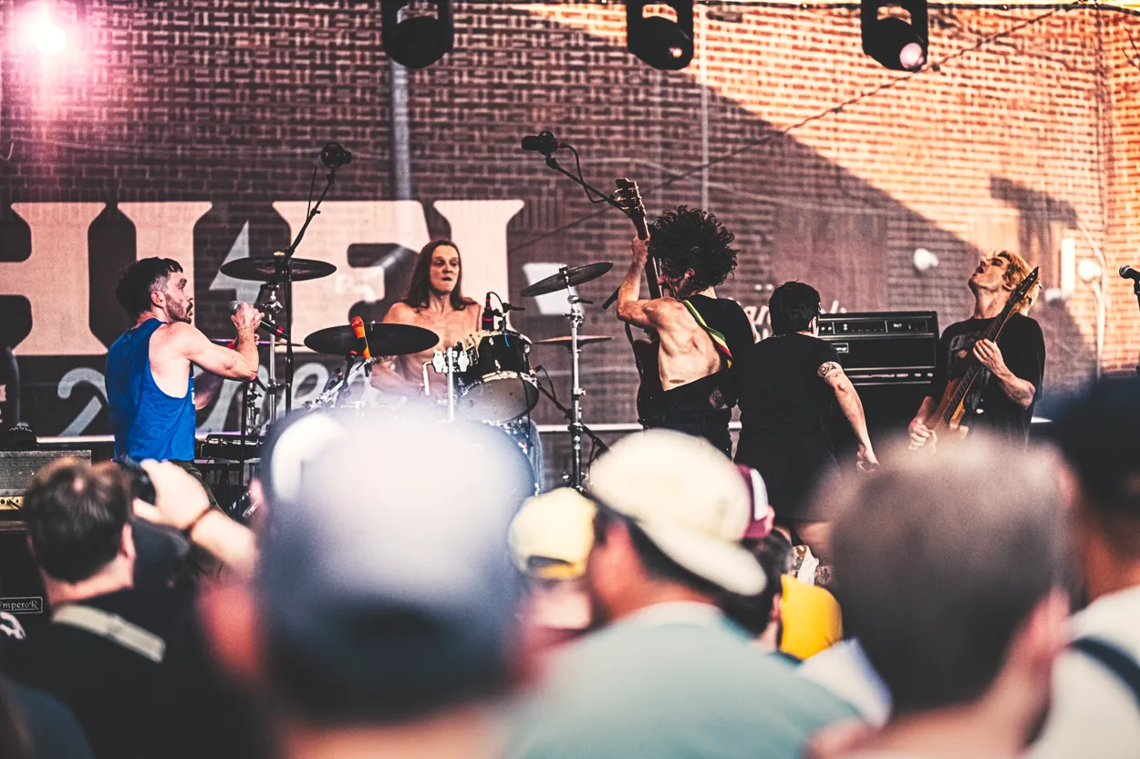 The Armed performing live at Post. Festival, Indianapolis in 2026 — concert photography by James Anthony Brooks