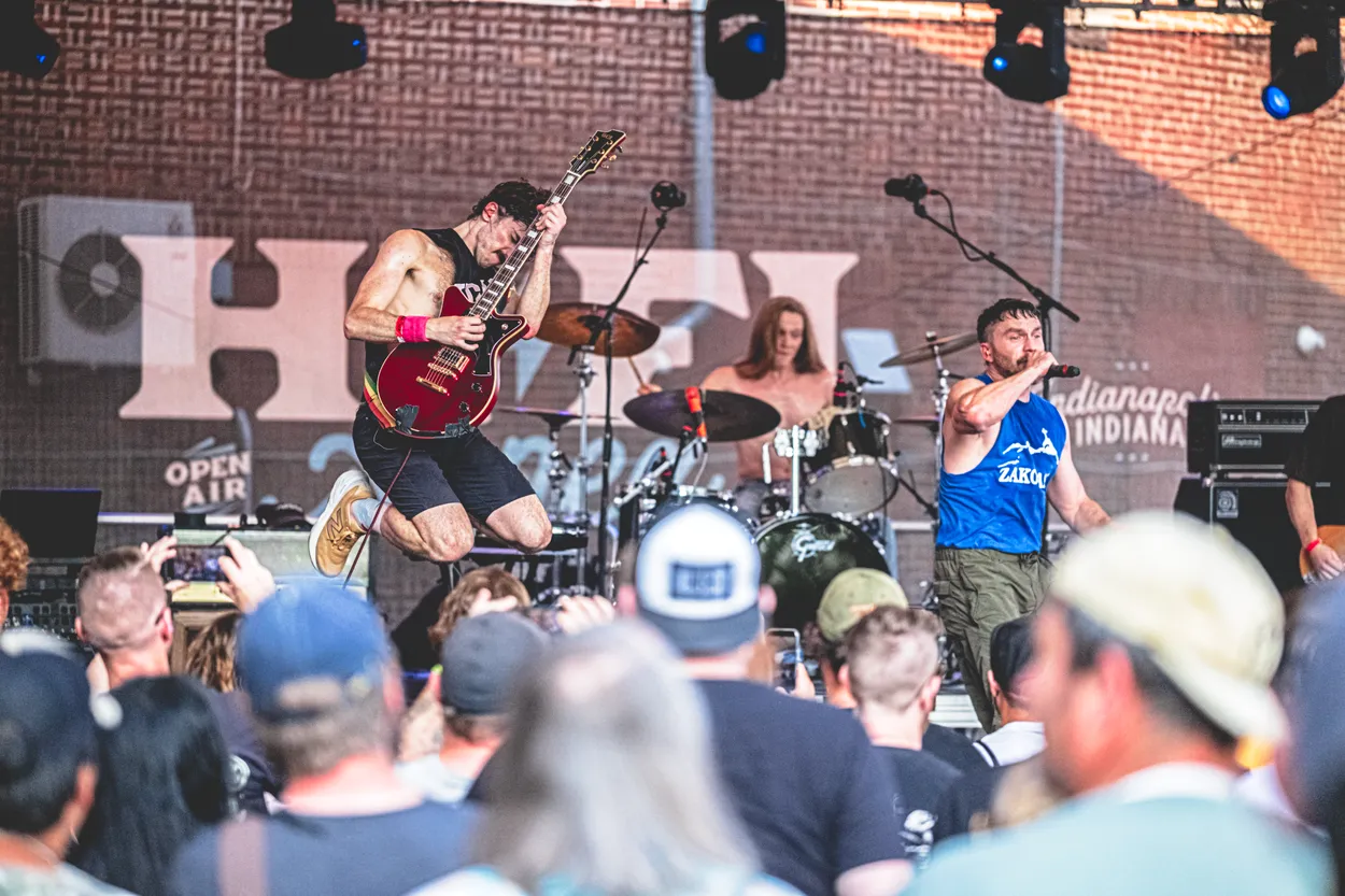 The Armed performing live at Post. Festival, Indianapolis in 2026 — concert photography by James Anthony Brooks