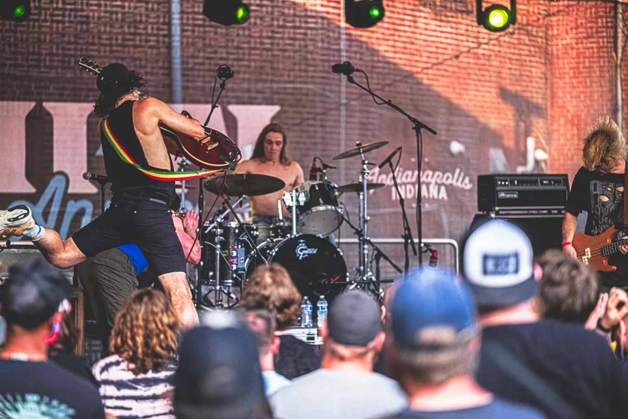 The Armed performing live at Post. Festival, Indianapolis in 2026 — concert photography by James Anthony Brooks