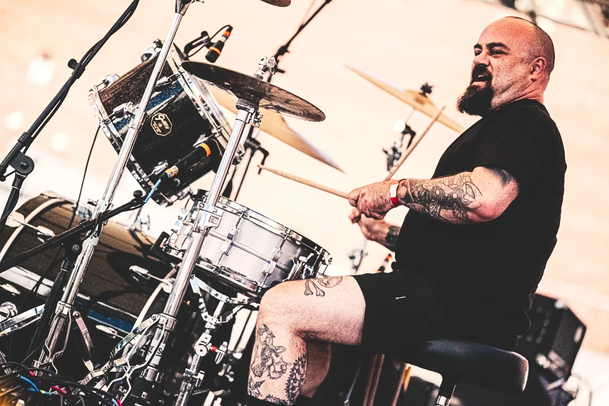 Torche performing live at Post. Festival, Indianapolis in 2026 — concert photography by James Anthony Brooks