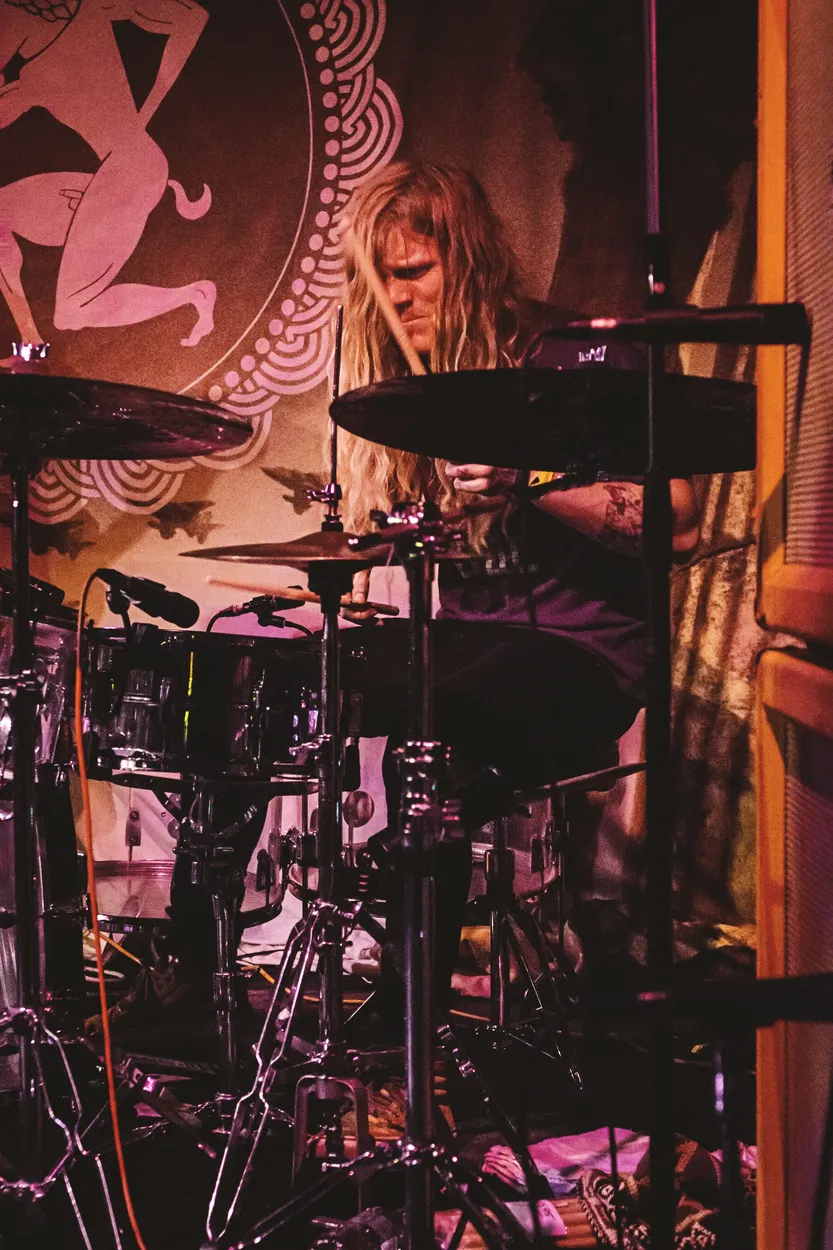 Truckfighters performing live at Ace of Cups, Columbus in 2017 — concert photography by James Anthony Brooks