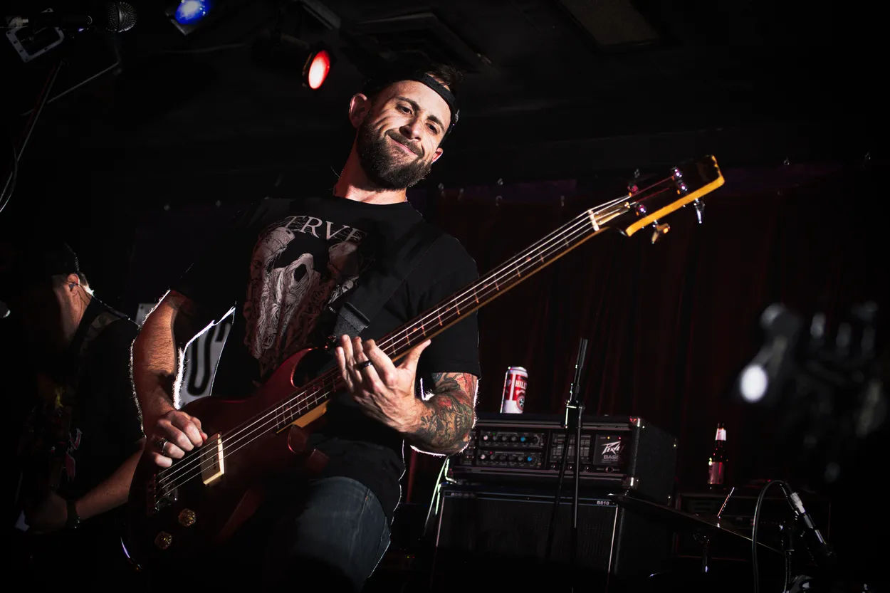 Weed Demon performing live at Ace of Cups, Columbus in 2018 — concert photography by James Anthony Brooks