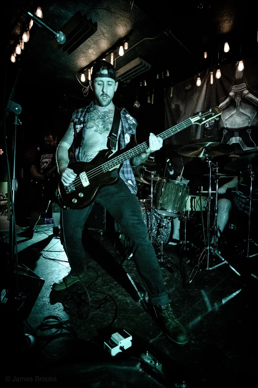 Weed Demon performing live at Spacebar, Columbus in 2019 — concert photography by James Anthony Brooks