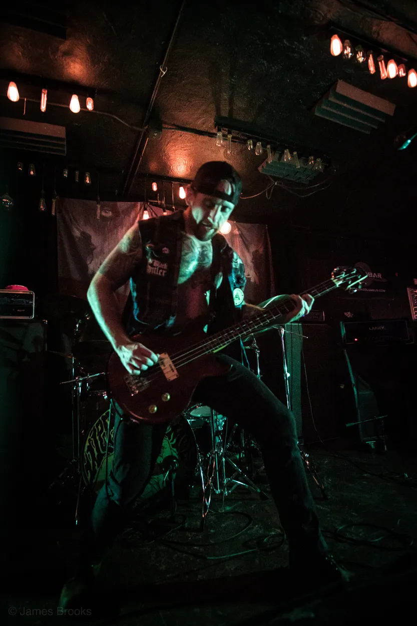 Weed Demon performing live at Spacebar, Columbus in 2019 — concert photography by James Anthony Brooks