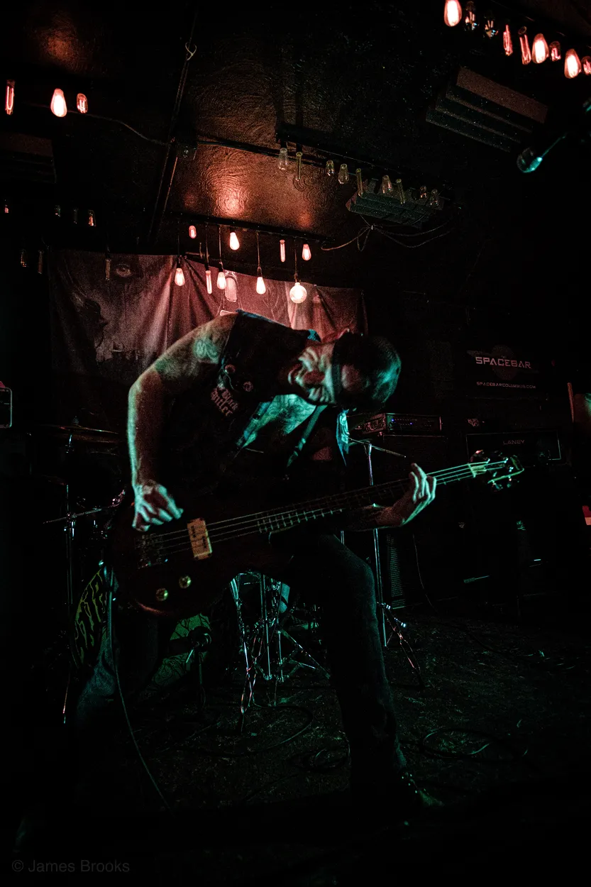 Weed Demon performing live at Spacebar, Columbus in 2019 — concert photography by James Anthony Brooks
