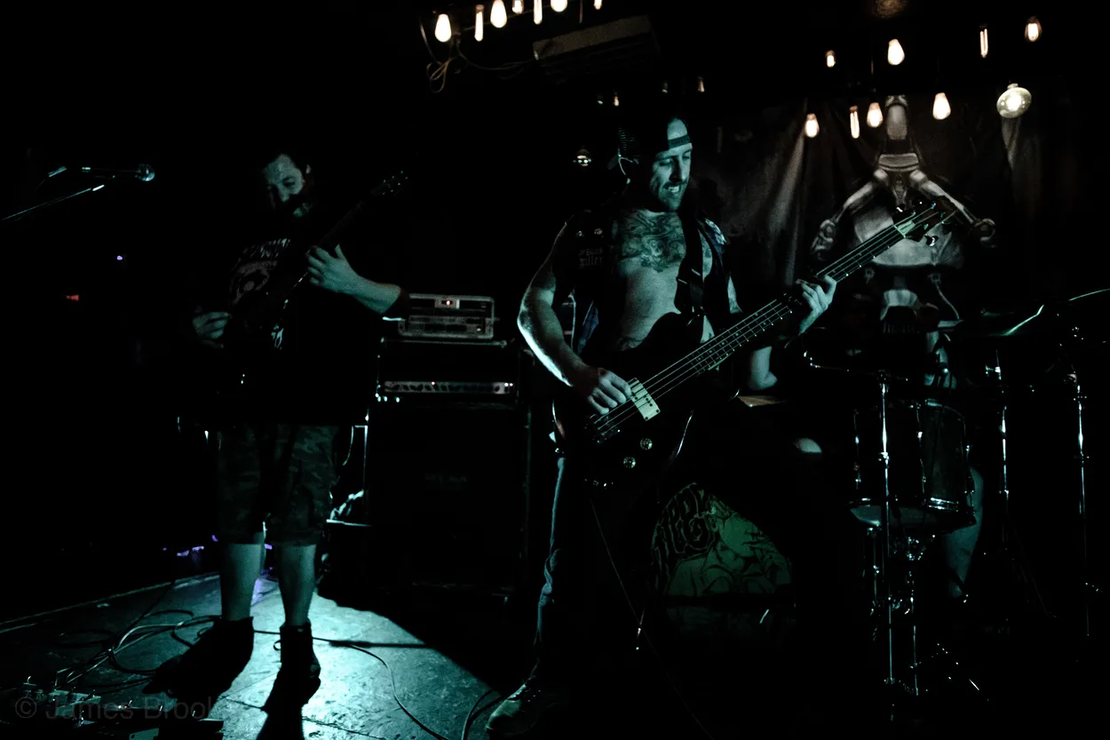 Weed Demon performing live at Spacebar, Columbus in 2019 — concert photography by James Anthony Brooks