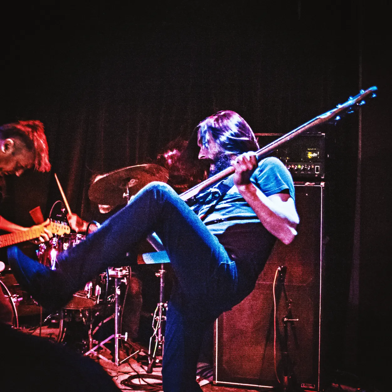 Whores performing live at Ace of Cups, Columbus in 2017 — concert photography by James Anthony Brooks