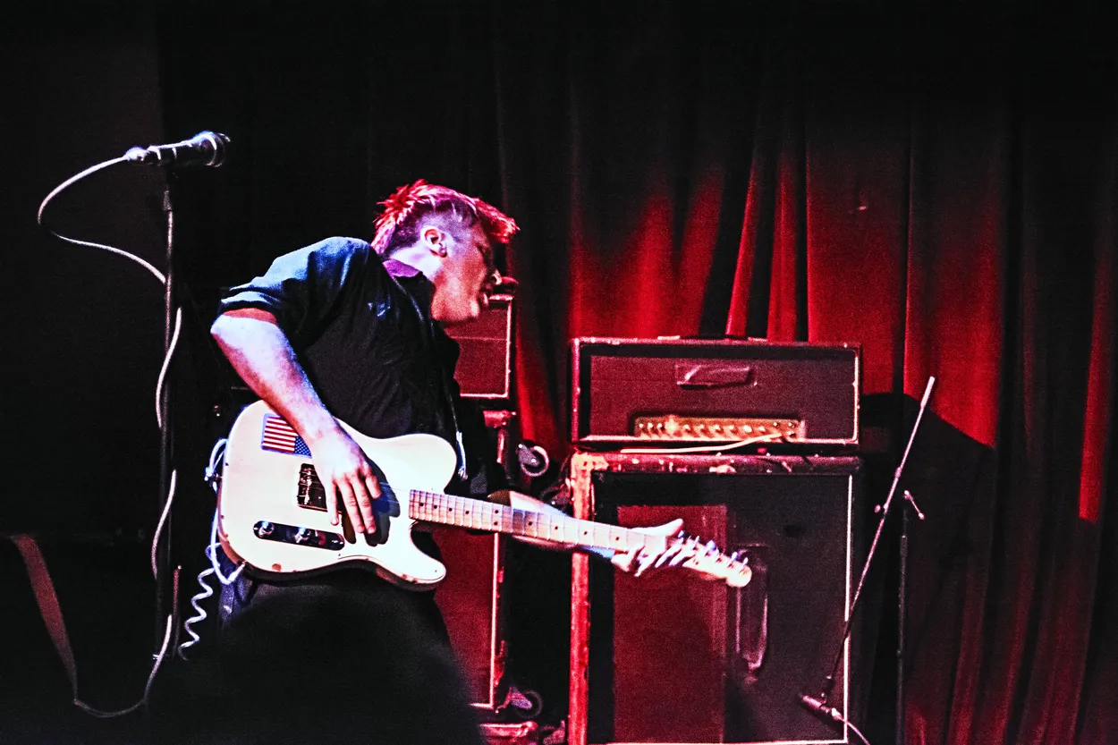 Whores performing live at Ace of Cups, Columbus in 2017 — concert photography by James Anthony Brooks