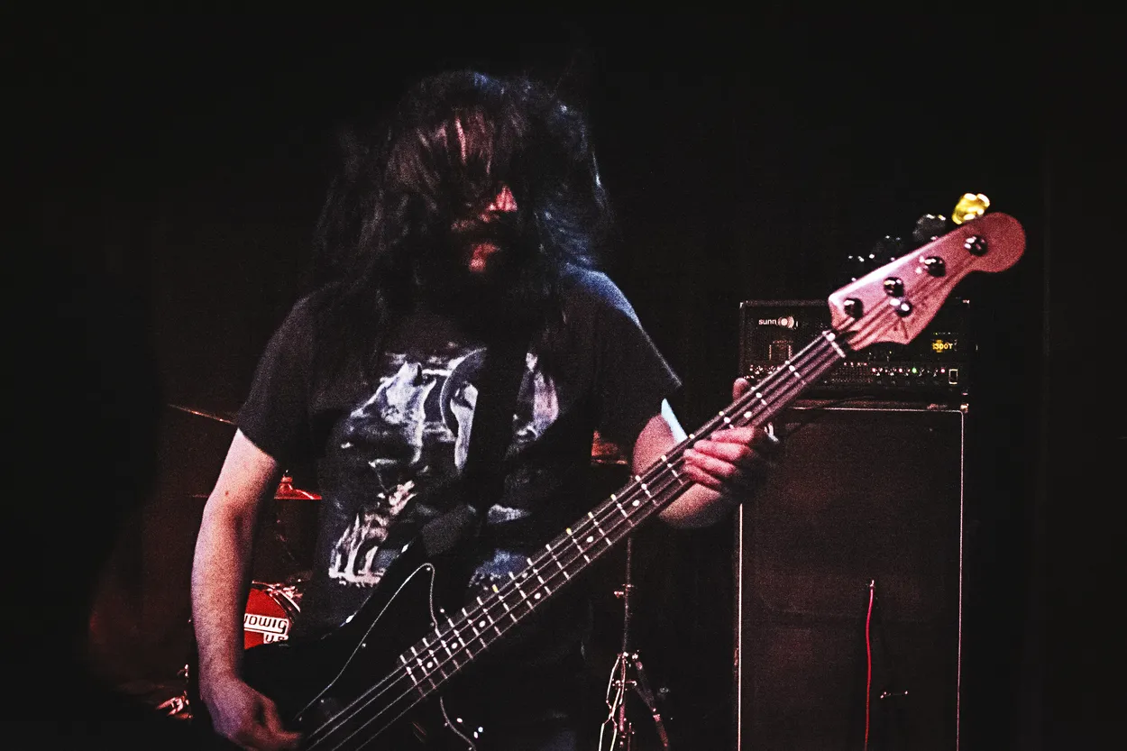 Whores performing live at Ace of Cups, Columbus in 2017 — concert photography by James Anthony Brooks