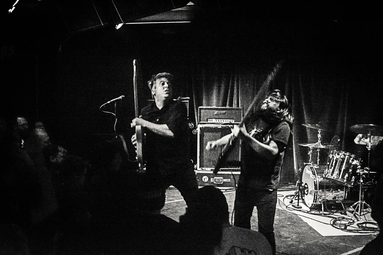 Whores performing live at Ace of Cups, Columbus in 2017 — concert photography by James Anthony Brooks