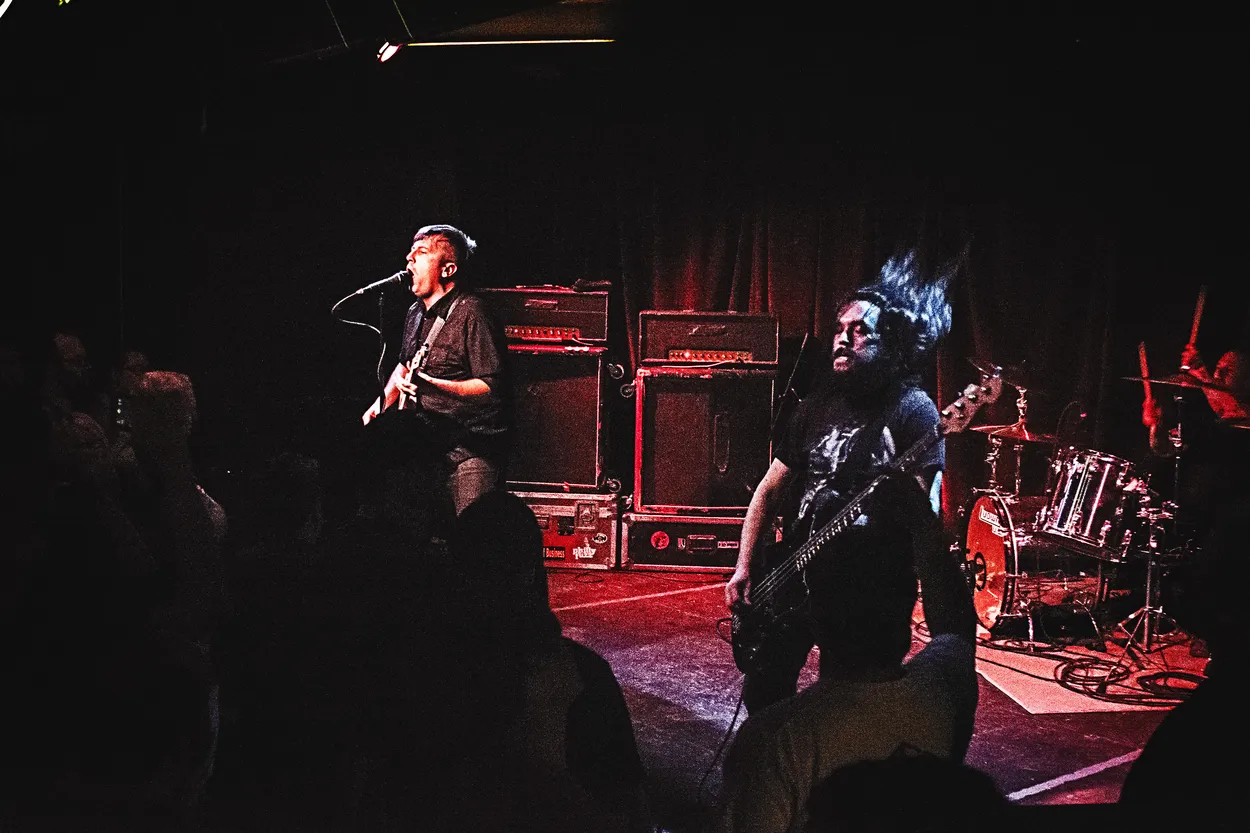 Whores performing live at Ace of Cups, Columbus in 2017 — concert photography by James Anthony Brooks