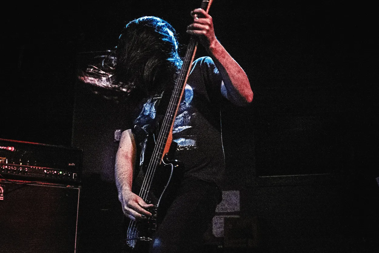 Whores performing live at Ace of Cups, Columbus in 2017 — concert photography by James Anthony Brooks