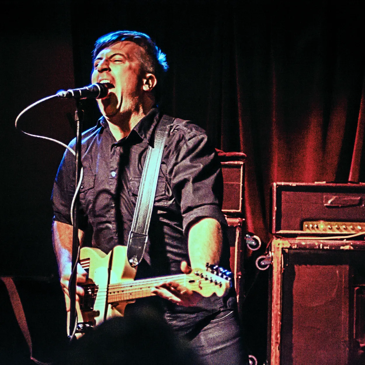Whores performing live at Ace of Cups, Columbus in 2017 — concert photography by James Anthony Brooks